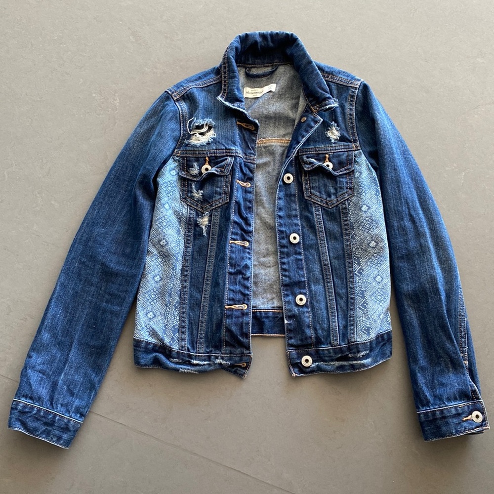 Abercrombie kids Jean jacket 14